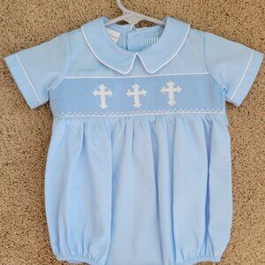 Southern Sunshine - Baby Boys Blue Cross Bubble